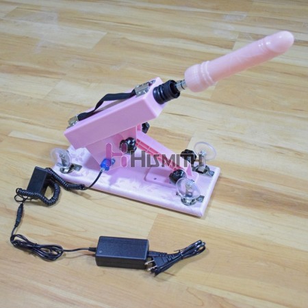 Pink Automatic Masturbator Sex Machine with Super Big Dildo and Anal Masturbation Fuck Machines for Men and Women Sex Toy -Set A