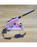 Sex Pink Automatisk Masturbator Machine med Super Big Dildo og Anal Onani for menn og kvinner - Set M