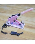 Sex Pink Automatisk Masturbator Machine med Super Big Dildo og Anal Onani for menn og kvinner - Set M