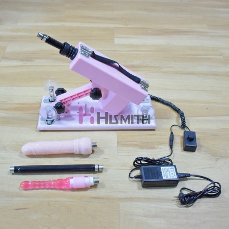 Sex Pink Automatic Masturbator Machine with Super Big Dildo and Anal Masturbation for Men and Women - Set N