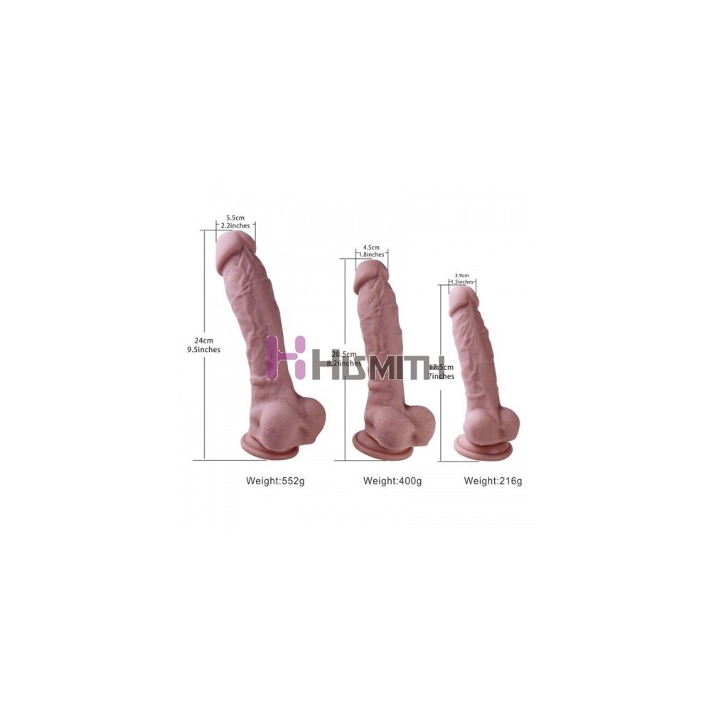 Premium Silicone Dildo, Realistic Penis With Suction Cup (Small)