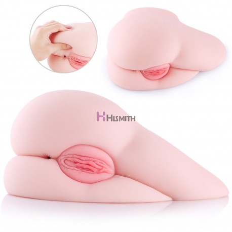 Male Masturbator Life Size Sex Toy,3D Realistic Spoons Sex Position Pussy Anal Ass Doll for Male Masturbation