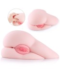 Male Masturbator Life Size Sex Toy,3D Realistic Spoons Sex Position Pussy Anal Ass Doll for Male Masturbation