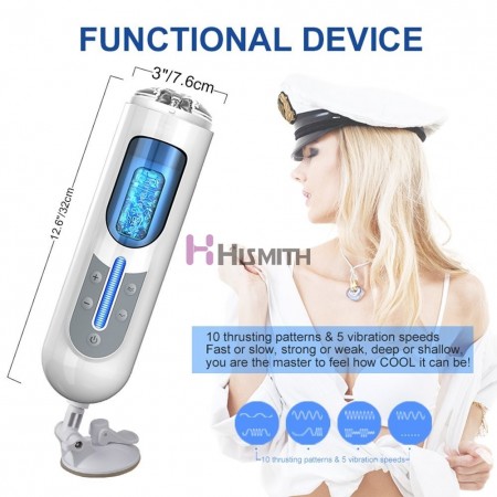 Hands Free Male Masturbation Rechargeable 10-Speed Masturbation Cup for Vaginal Sex