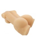 3D Half Body Sex Breast Silicone Doll, Sexy Body with Vagina and Anal Masturbator, Sex Doll for Men