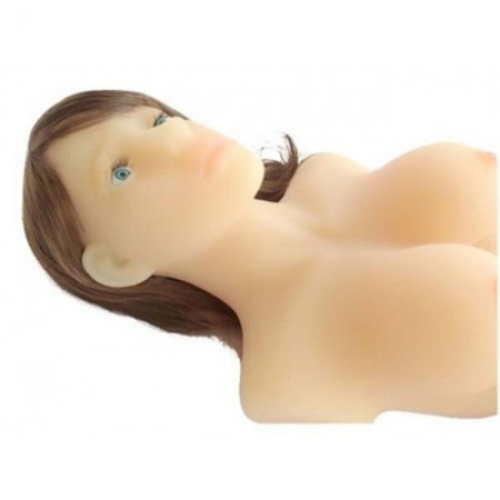 Hot 3D Full Silicone Adult Sex Doll with Bone Structure, Real Solid Love Doll with Lifelike Vagina, Anus, Oral and Breast Sex
