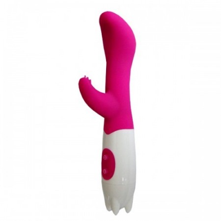 Rabbit Vibrators G-spot Dual Vibrating Stick,6 Speed Vibrating,Double Vibe,Waterproof,Super Silence,Sex Products