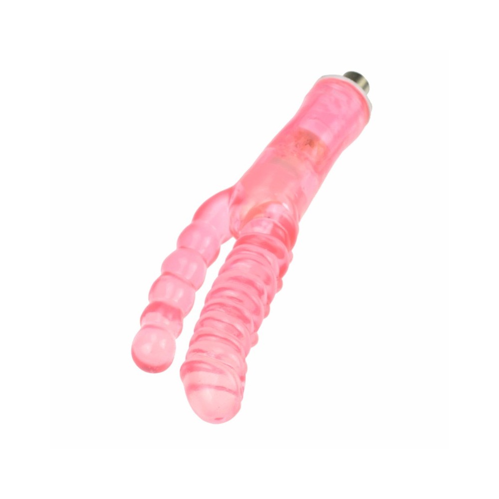 Double Dong Vaginal and Anal Realistic Dildo Masturbator Fpr Sex Machine Accessories