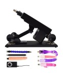 Kvinde Onani Device Toy Vagina G-Spot Fucking Machine Gun With Big Dildos