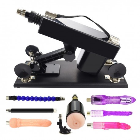 Automatic Adjustable Love Sex Machine Gun With Anal Dildo For Men And Women Masturbation Fucking Machine Device