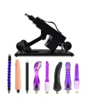 Automatic Sex Machine Multispeed Adjustable Thrusting with 8 Attachments Dildo Masturbator Adult Toy