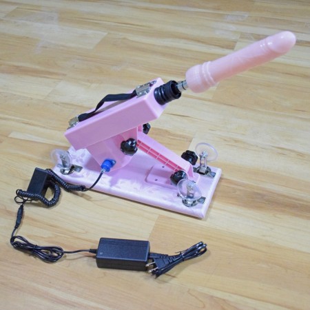 Sex Pink Automatic Masturbator Machine with Super Big Dildo and Anal Masturbation for Men and Women - Set F