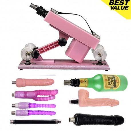 Hismith Adjustable Speed Automatic Love Machine-Pink