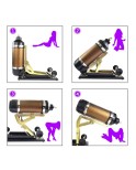 Hastighetsjusterbar Sex Machine for kvinnelig G-Spot Vaginal Masturbation