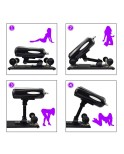 Automatische Sex Machine Speed einstellbar mit großen Dildo Masturbation - C