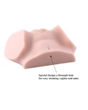 Life Size Virgin Pussy Ass Doll,3D Realistic Male Masturbator Ass Vagina Anal Sex Toys for Male Masturbation(5.3 LB)