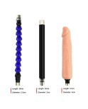 Justerbar Sex Machine Gun for kvinner og lesbisk G-Spot Vaginal Masturbation Device