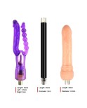 Automatisk Sex Machine Speed Justerbar med Big Dildo Onani - D