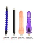 Automatisk Sex Machine Speed Justerbar med Big Dildo Onani - E