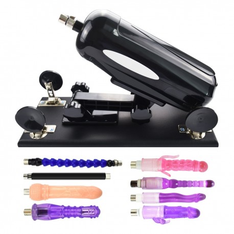 Automatic Sex Machine Speed Adjustable with Big Dildo Masturbation - B