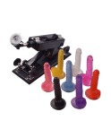 Automatisk Sex Machine med Colourful Jelly Realistisk Dildo