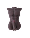 Male Body Torso Love Doll, 3D Realistic Sex Toy Doll with Big Dildo for Women