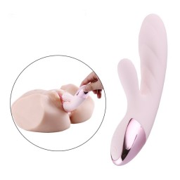 Hismith Rabbit Vibrator, Dual Motor Vibrating Silicone Waterproof, G-Spot Vagina and Clitoris Stimulation Massager