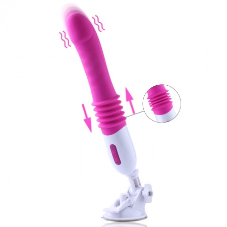 Hismith Tzishutonghrusting Silicone Vibrator Rechargeble Automatisk Love Machine