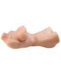 Full Size Ekte Silikon Torso Sex dukke med Big Realistisk Breast Vagina Anus Sexy Doll For menn