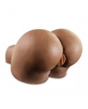 100% TPR & Silicone Black Big Ass Sex Doll for Men