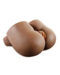 100% TPR & silicone nero Big Ass bambola del sesso per gli uomini