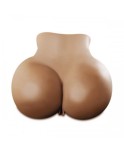 100% TPR & Silicone Black Big Ass Sex Doll for Men