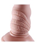 Hismith 6,3 "silikonowe dildo, 5,5" wkładana średnica 1,8 ", KlicLok System, Flesh