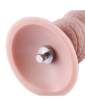 Hismith 6,3 "Silikon Dildo, 5,5" Insertable 1,8 "Diameter ， KlicLok System ， Flesh