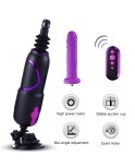 Hismith Pro Traveler 2.0, Portable Sex Machine med Fjernbetjening - KlicLok System - 17.5 cm Insertable Silicone Dildo