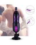 Hismith Pro Traveler 2.0, Portable Sex Machine med Fjernbetjening - KlicLok System - 17.5 cm Insertable Silicone Dildo