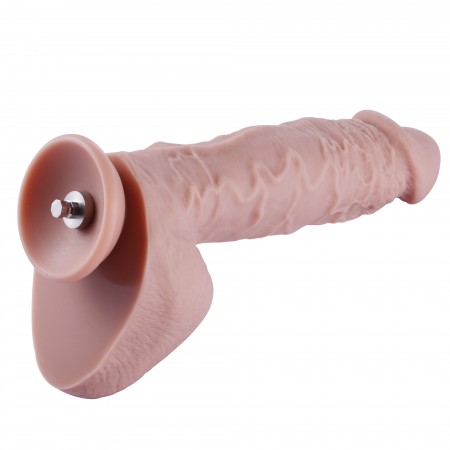 Hismith Silikondildo 9 ", 6,5" einsteckbar 2,0 "Durchmesser (KlicLok-Anschluss) - Fleisch