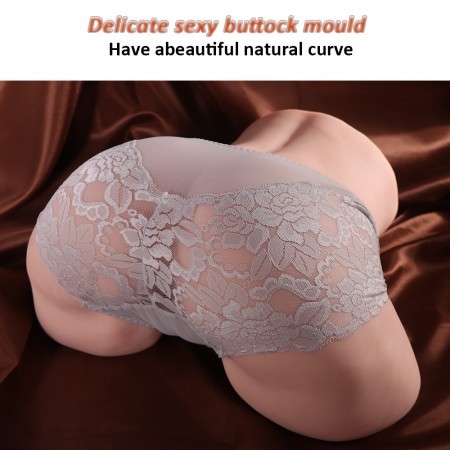Realistyczne Masturbator Sex Doll z Big Ass Ciasne kanały dla mężczyzn Masturbacja Pochwy Seks analny