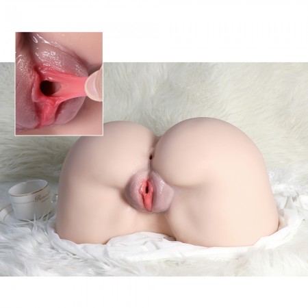 Life-Size Sex Doll TPE Silicone Male Masturbator 3D Realistic Pussy Ass with Tight Vagina Anal Canals