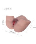 Lebensechte Masturbator Sexpuppe mit dicken, engen Kanälen für Männer Masturbation Vagina Anal Sex