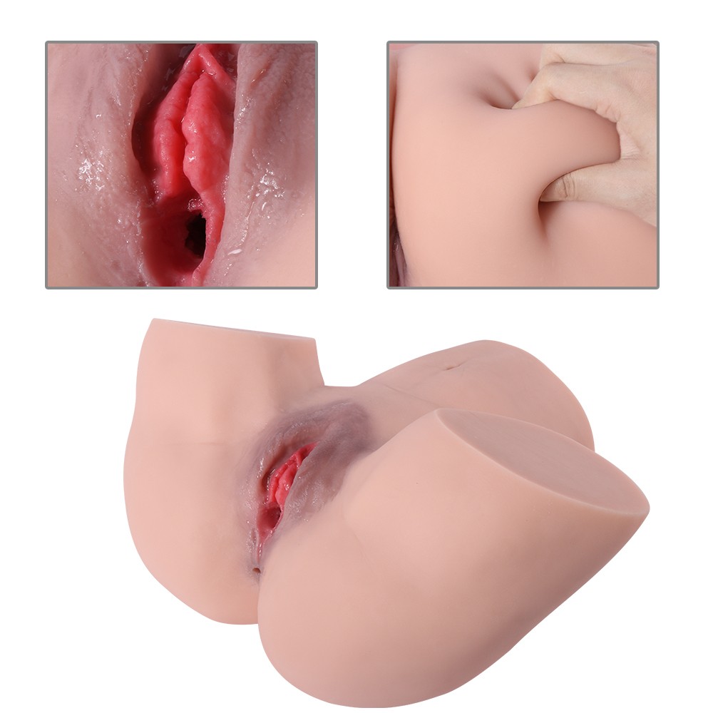 Lifelike Masturbator Sex Doll with Big Ass Tight Canals for Men Masturbation Vagina Anal Sex