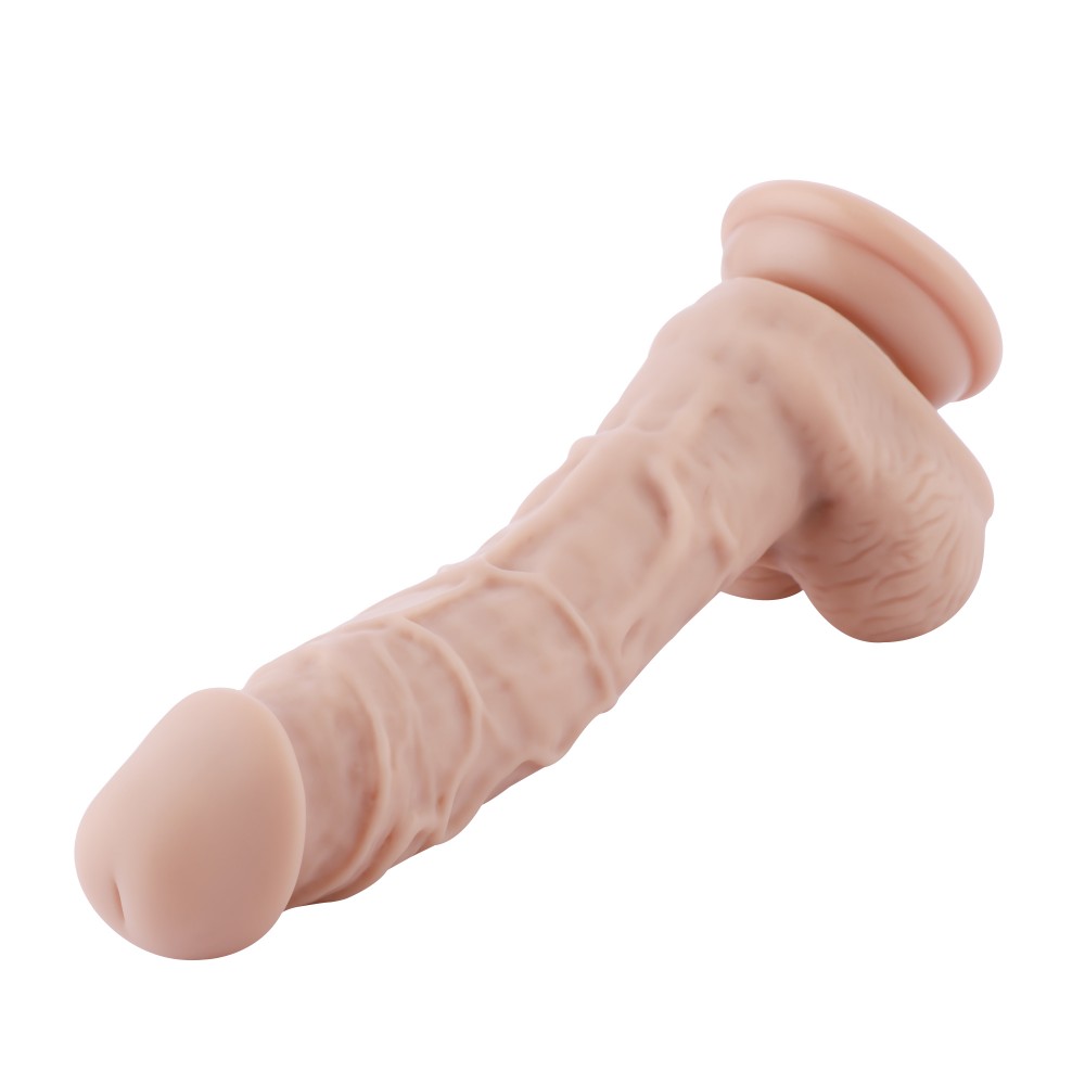 6.9" Silicone Dildo for Hismith Sex Machine with Quick Air Connector, 5.3" Insertable Length,small size