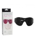 Lusso Maschera feticistica Eye Diamante pelle morbida