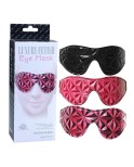 Luksus Fetish Eye Mask Diamond Soft Leather