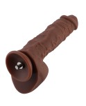 Hismith 22cm stor silikondildo for Hismith sexmaskin med KlicLok-system, 16,51 cm innsatsbar lengde, 16,76 cm omkrets, 5,33 cm d