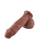 Hismith 22cm stor silikondildo for Hismith sexmaskin med KlicLok-system, 16,51 cm innsatsbar lengde, 16,76 cm omkrets, 5,33 cm d