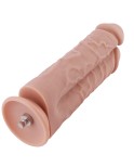 Hismith 21.59cm To kuker Ett hull Silikon Dildo forPremium Sex Machine med KlicLok System