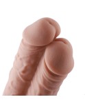 Hismith Dildo in silicone a un foro da 21,59 cm a due cazzi per macchina del sesso premium con sistema KlicLok