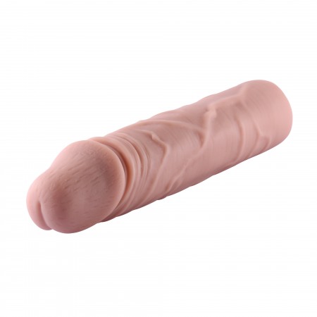 Hismith 17.78cm Venen Silikon Anal Dildo für Hismith Premium Sex Machine mit KlicLok System, 17.78cm Einstecklänge, Umfang 12.44