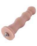 Hismith 18,03 cm korálkový silikonový anální dildo pro Hismith Premium Sex Machine se systémem KlicLok, 16,00 cm použitelná délk